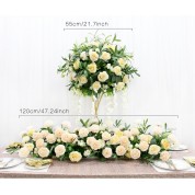 Indoor Wedding Ceremony Aisle Decor