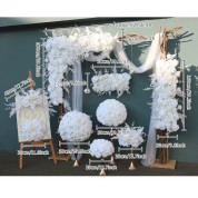 Baby Blue Silver And White Wedding Decorations