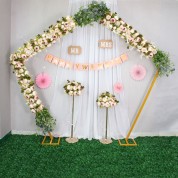 Yellow And White Table Runner