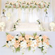 Orchid Flower Arrangements In Tall Vass For Weddings