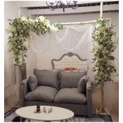 Wedding Arches Woth Lights And Tulle