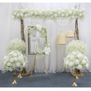 Champagne Wine And Silver Wedding Decor