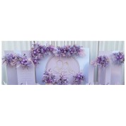 Deep Purple Wedding Table Decorations