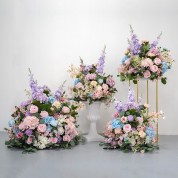 Cloche Flower Arrangements With Stand