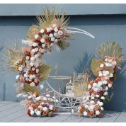 Orange Pink Wedding Decorations