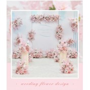 Gray And Pink Wedding Decorations