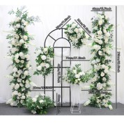 Dark Green And White Wedding Decor