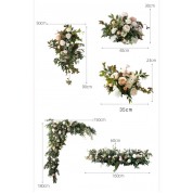 Wall Mount Flower Earring Rack