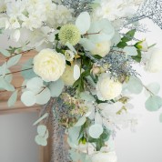 Wedding Arch With Purple Tulle