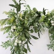 Champagne And Green Wedding Decor