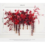 Wine Red Wedding Decor