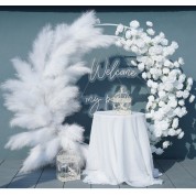 Wine Red And Silver Wedding Decor