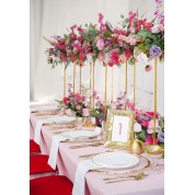 Flower Arrangement In A Punch Bowl