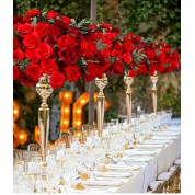 Plastic Orange Table Runner