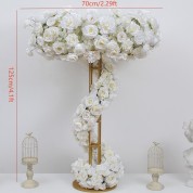 Light Aqua And White Flower Arrangements