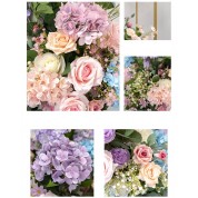 Cloche Flower Arrangements With Stand