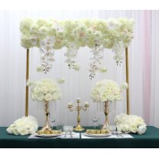 Lemon Green And White Wedding Decor