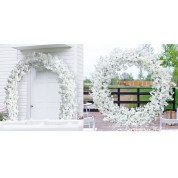 Round Basket Flower Arrangement