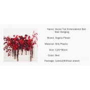 Wine Red Wedding Decor