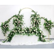 Wedding Ceremony Flower Backdrop