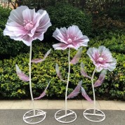 Large Martini Glass Flower Arrangement