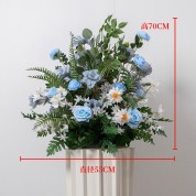 Royal Blue Pot Flower Arrangements