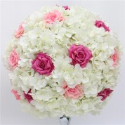 Wedding Cake Table With Flowers