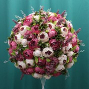 Flower Arrangements In Jewl Tones