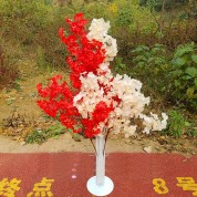 Flowers On The Table In Restaurant