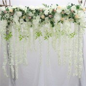 Cream And Black Flower Curtains