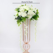 Faux White Flower Arrangement