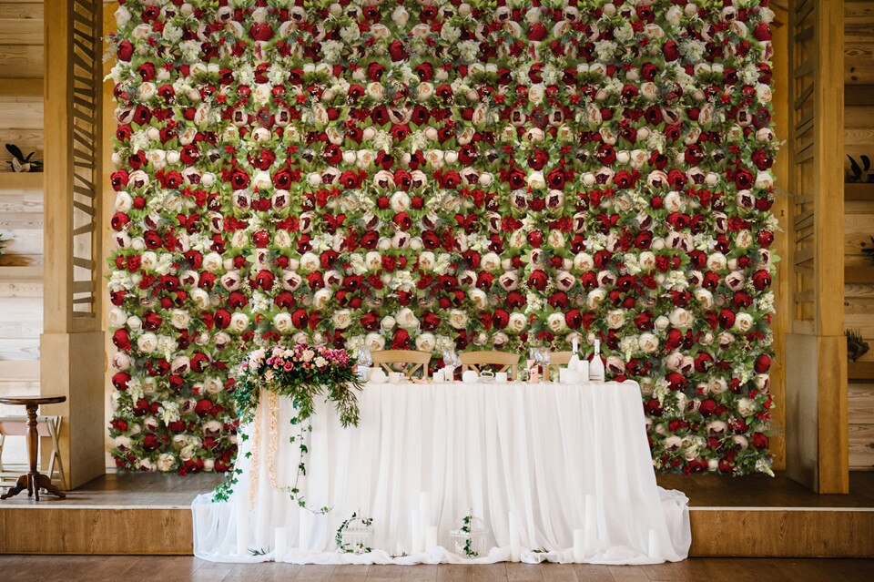 vintage flower curtains