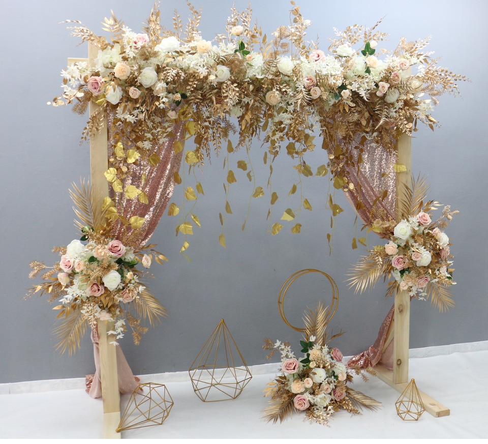 best flowers for diy arch wedding9