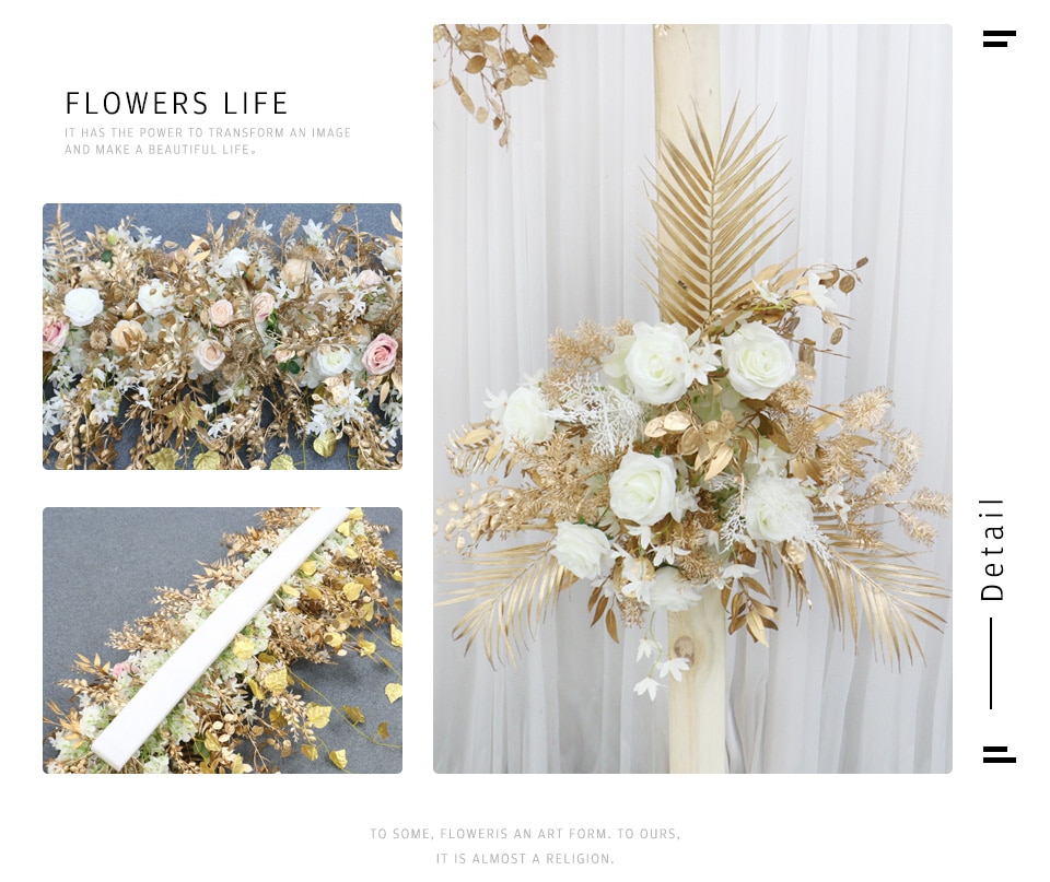 best flowers for diy arch wedding4