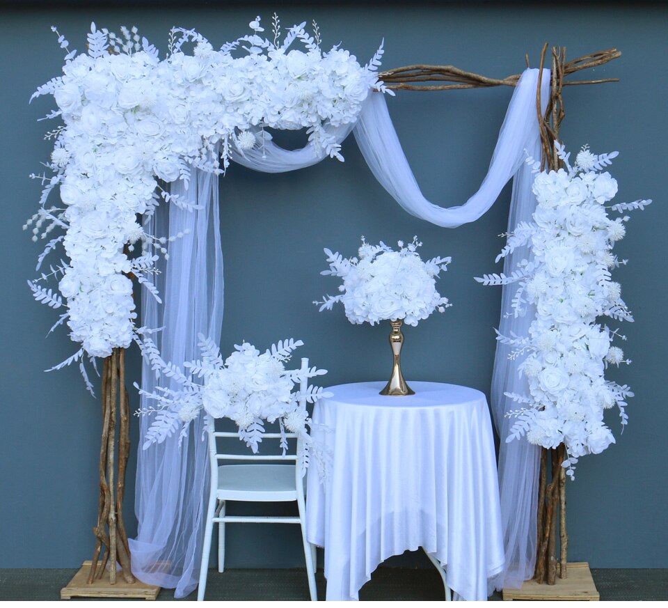 baby blue silver and white wedding decorations9