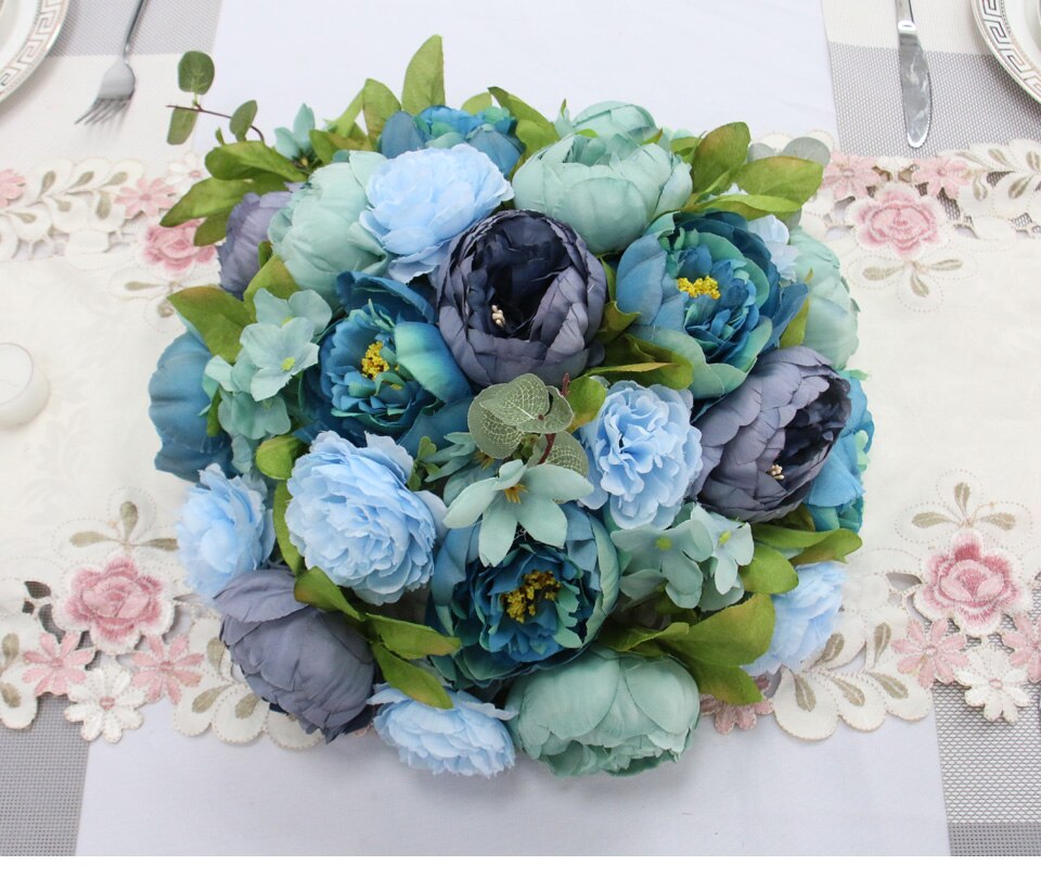 blue grey artificial flowers10