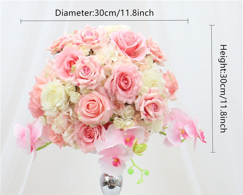 artificial flower in glass bowl2