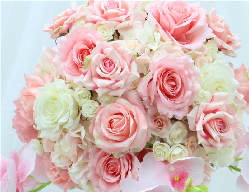 peach coloured wedding decorations3