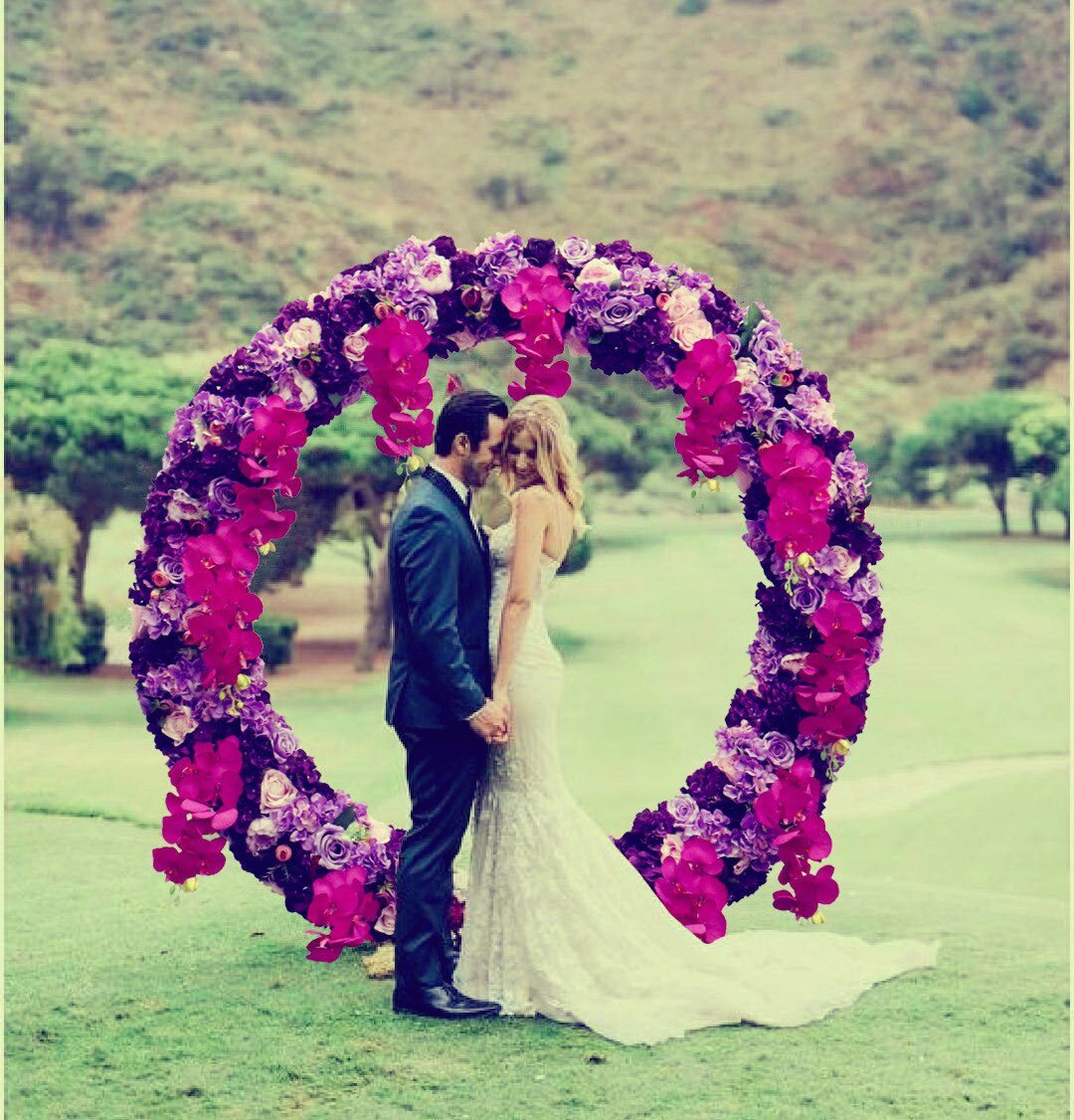 green artificial flower decor for small table1