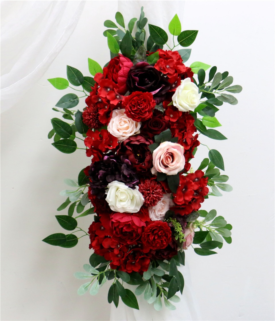 textured silk flower wedding bouquet3