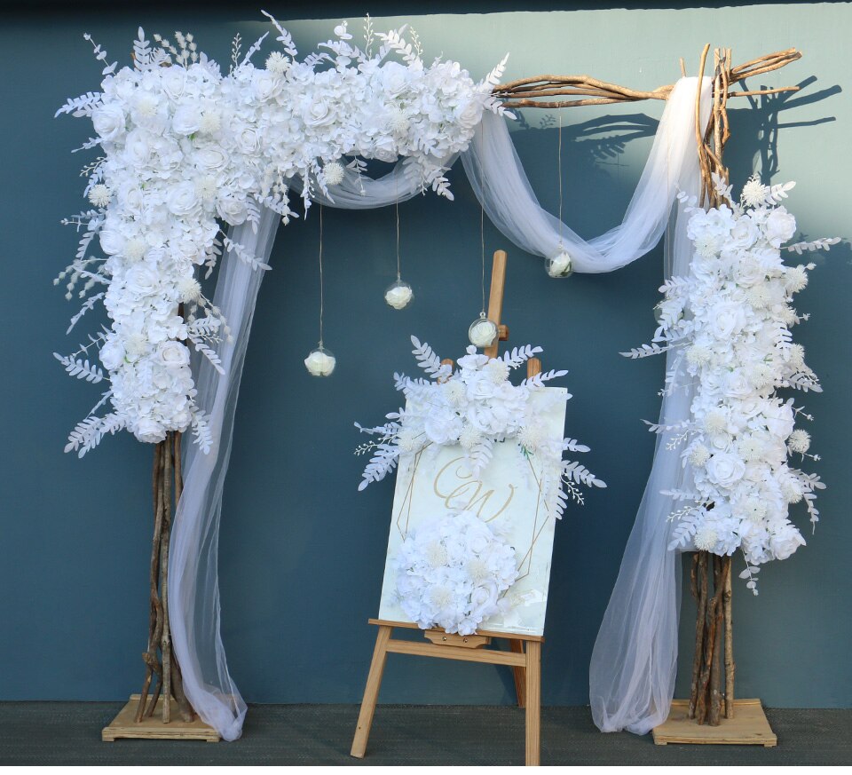 baby blue silver and white wedding decorations10