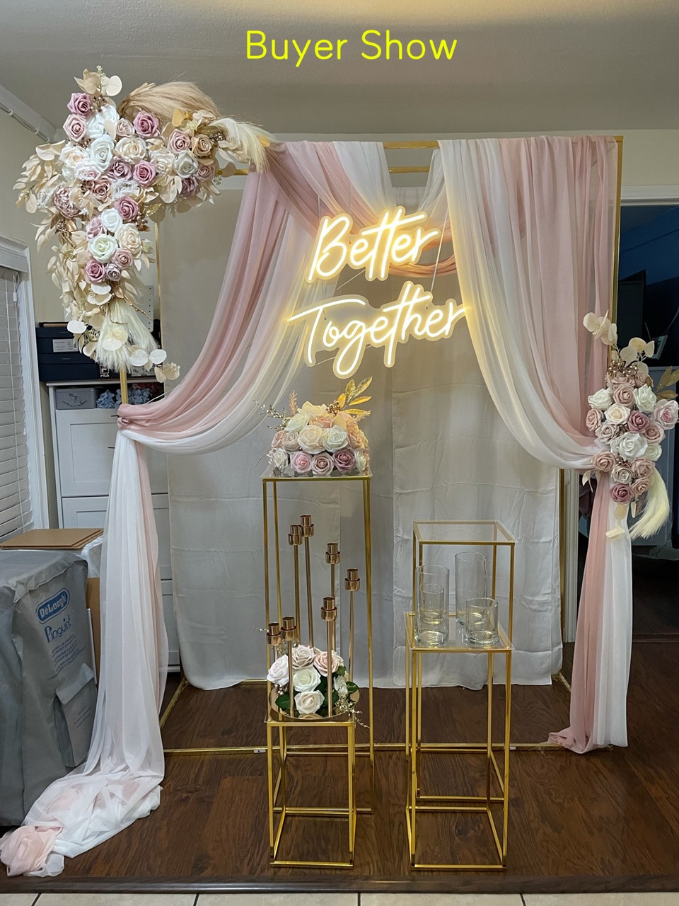 moon beam wedding tunnel arch