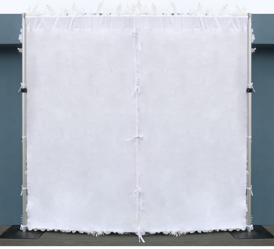 white wedding backdrop curtains10