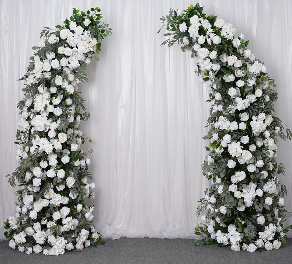 holiday garlands of dried flowers