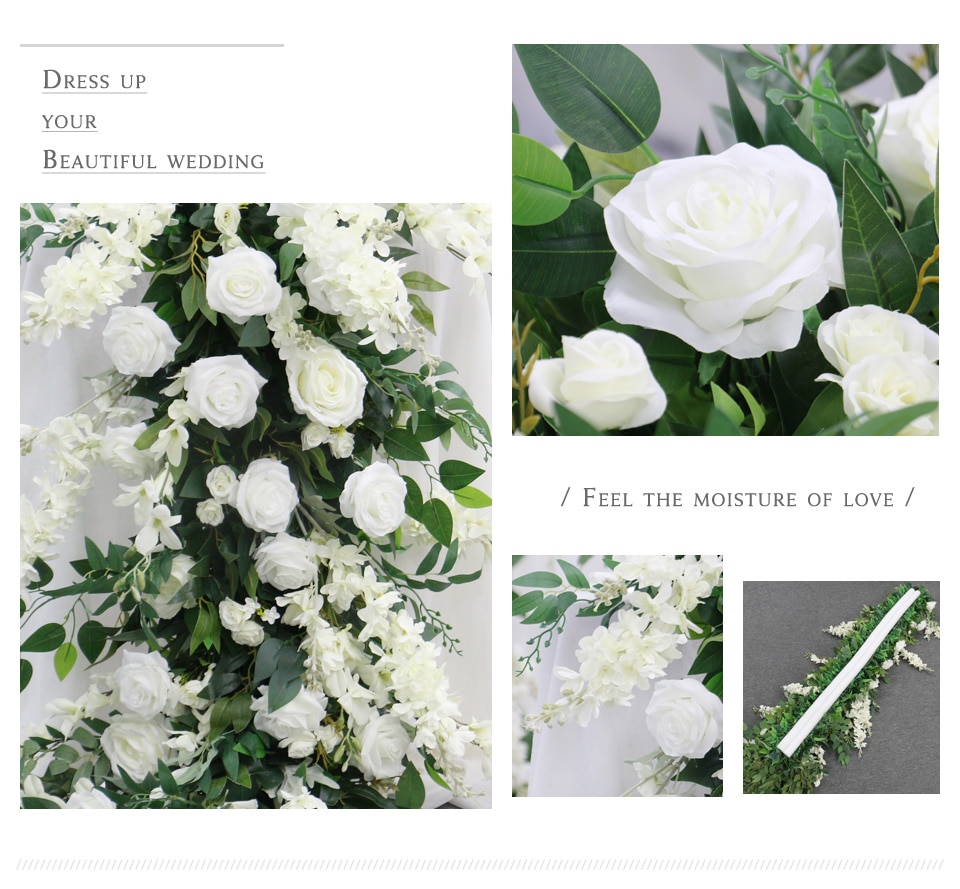 dark green and white wedding decor7