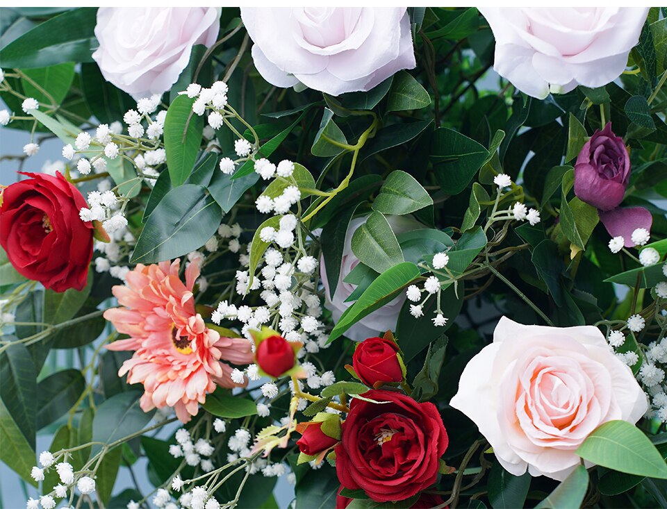 red white blue flower arrangement4