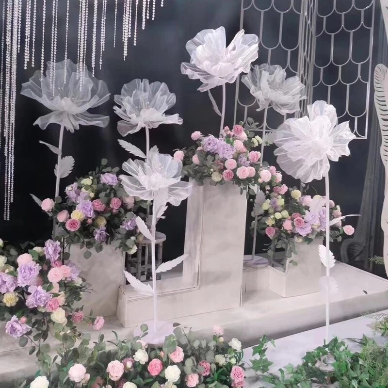 sheer wedding backdrop