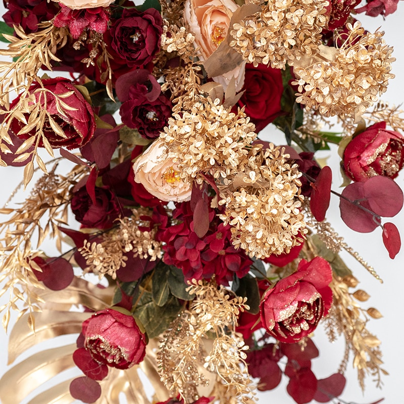 artificial rose flower wedding bouquet8