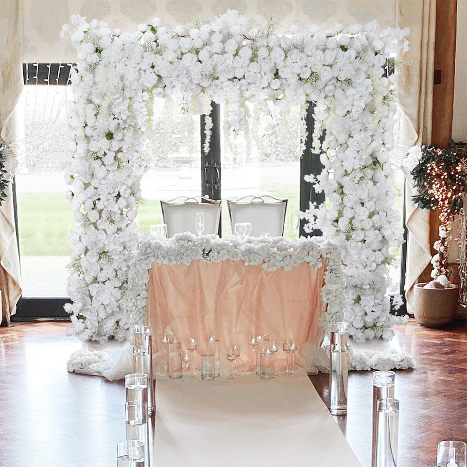 ivory silk flower wedding bouquets online