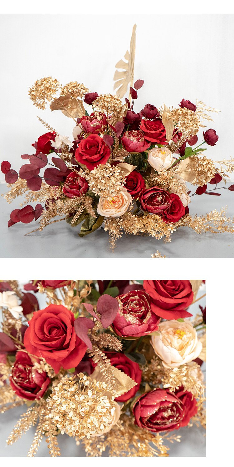 artificial rose flower wedding bouquet7